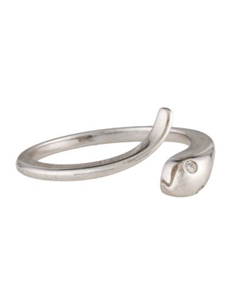 Ring 14K Diamond Snake Ring
