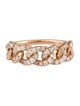 Ring 14K Diamond Chain Link Band