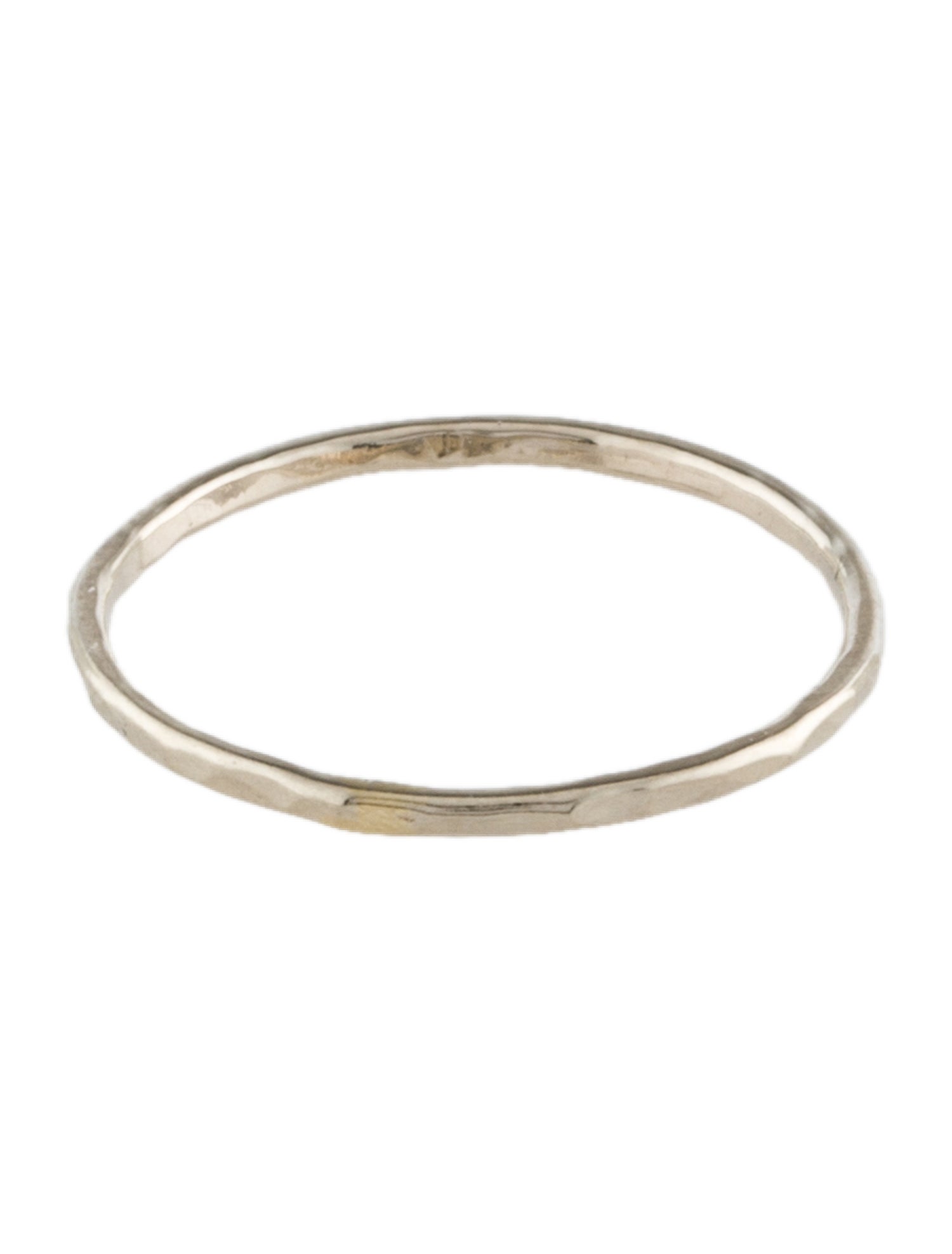 Ring 14K Hammered Thin Band