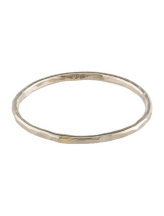 Ring 14K Hammered Thin Band