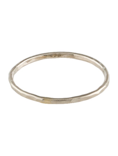 Ring 14K Hammered Thin Band
