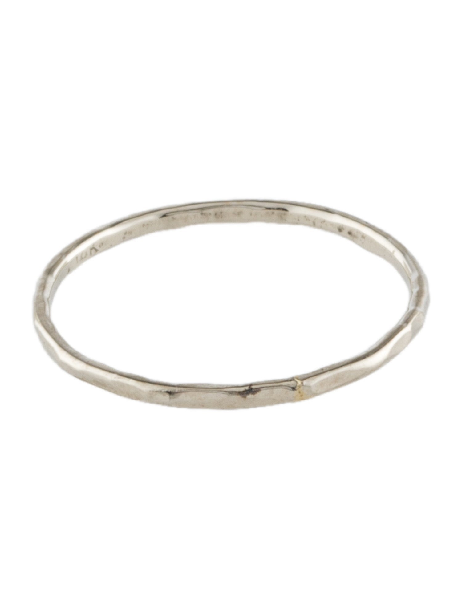 Ring 14K Hammered Thin Band