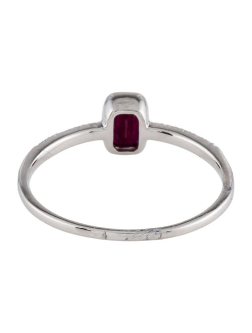 Ring 14K Ruby & Diamond Cocktail Ring