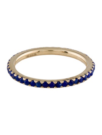 Ring 14K Lapis Lazuli Eternity Band