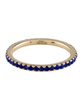 Ring 14K Lapis Lazuli Eternity Band
