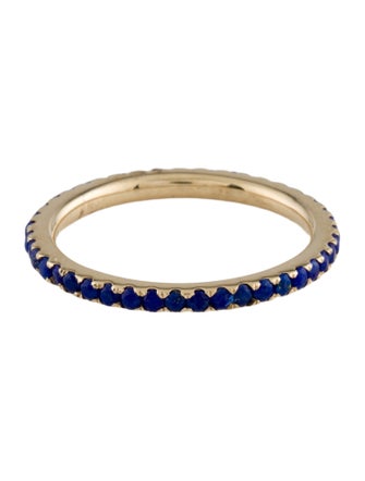 Ring 14K Lapis Lazuli Eternity Band
