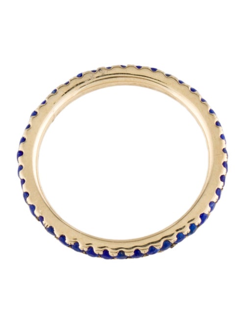 Ring 14K Lapis Lazuli Eternity Band