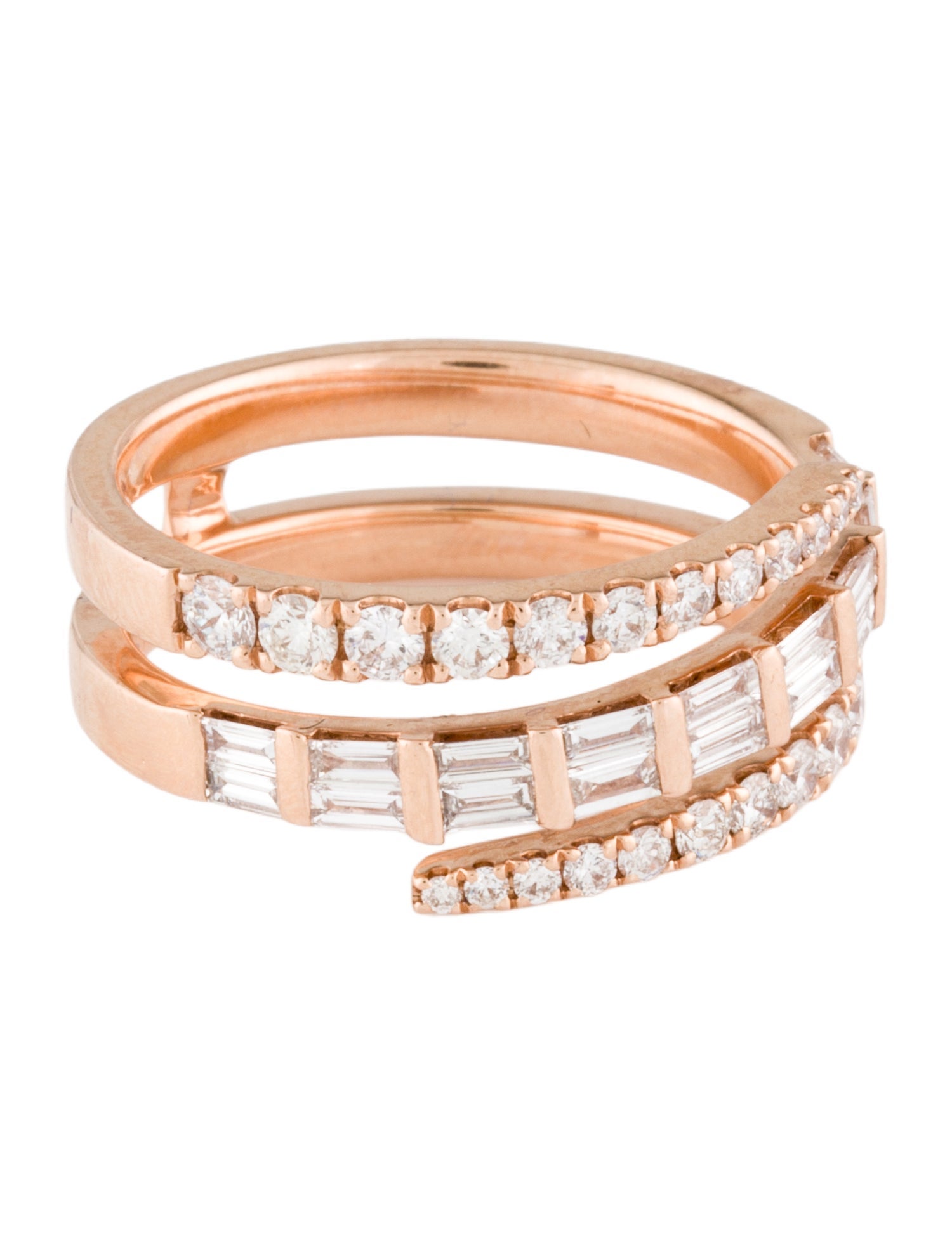 Ring 14K 1.10ctw Diamond Wrap