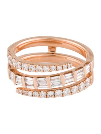 Ring 14K 1.10ctw Diamond Wrap Ring