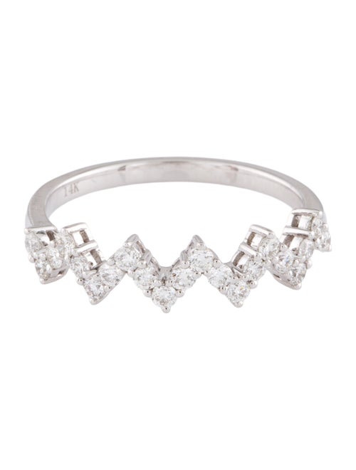Ring 14K Diamond Heart Beat Ring