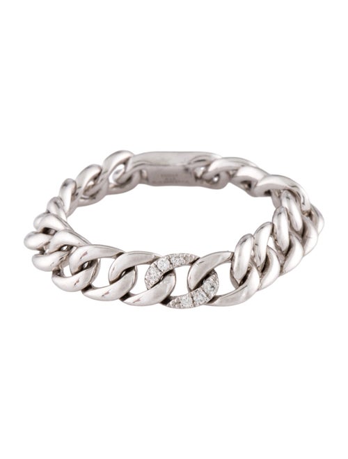 Ring 14K Diamond Link Chain Ring