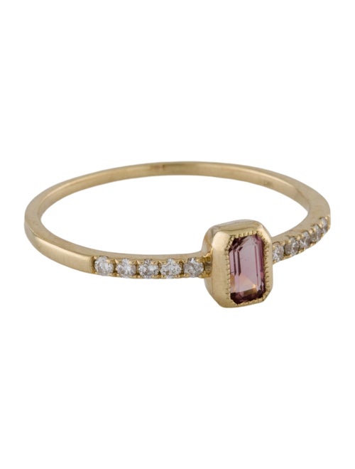 Ring 14K Tourmaline & Diamond Cocktail Ring