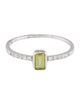 Ring 14K Peridot & Diamond Cocktail Ring