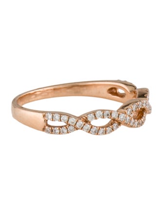 Ring 14K Diamond Twist Band