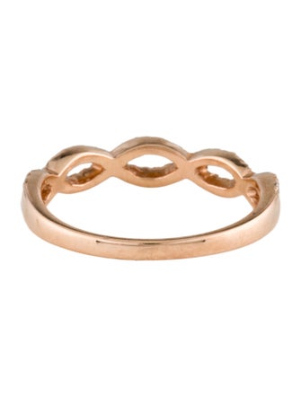 Ring 14K Diamond Twist Band