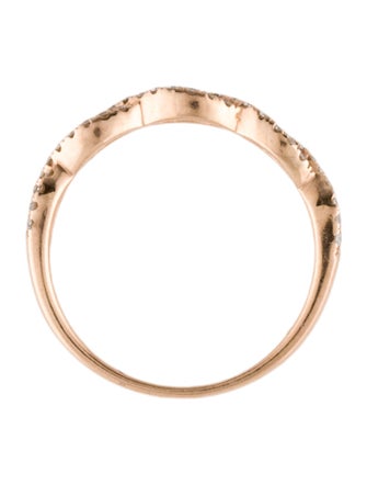 Ring 14K Diamond Twist Band