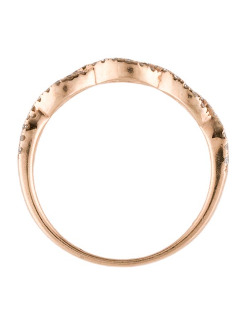 Ring 14K Diamond Twist Band