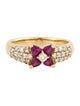 Ring 18K Ruby & Diamond Ring