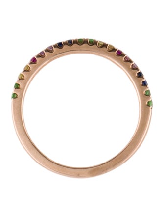 Ring 14K Rainbow Sapphire Ring