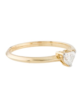 Ring 14K Diamond Solitaire Ring