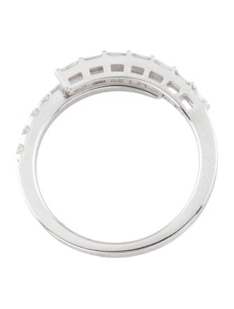 Ring 14K Diamond Cross Over Ring