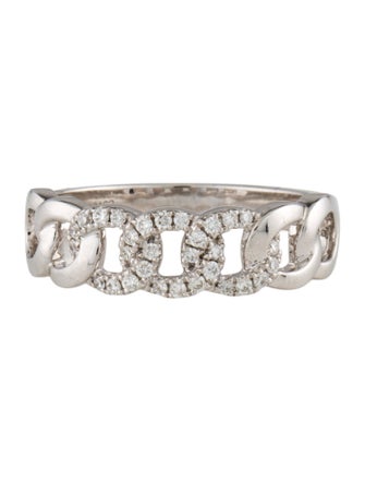Ring 18K Diamond Link Ring