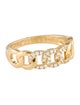Ring 14K Diamond Link Chain Band