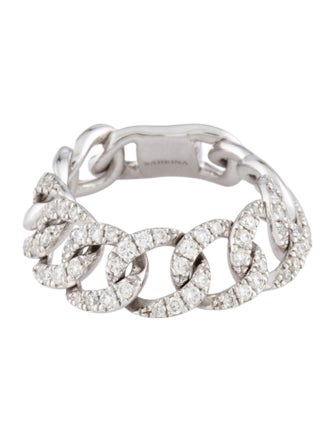 Ring 14K Diamond Link Ring