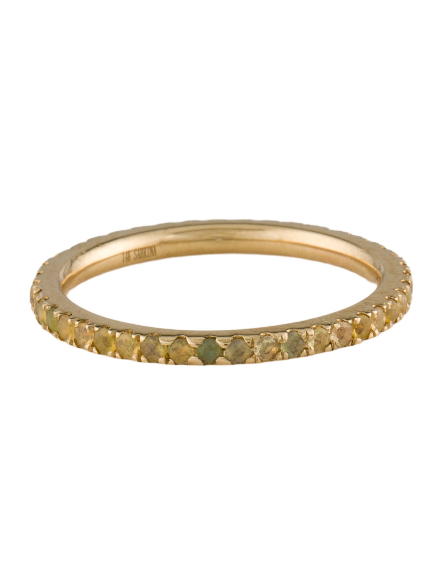 Ring 14K Opal Eternity Band