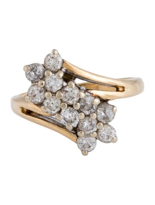 Ring 14K Diamond Cocktail Ring