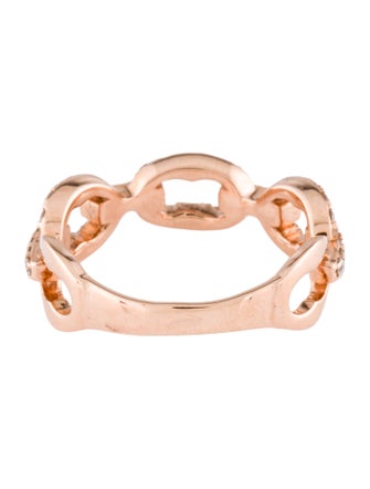 Ring 14K Diamond Link Ring