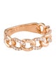 Ring 18K Diamond Link Band