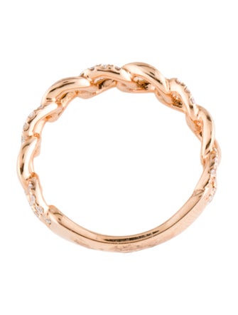 Ring 18K Diamond Link Band