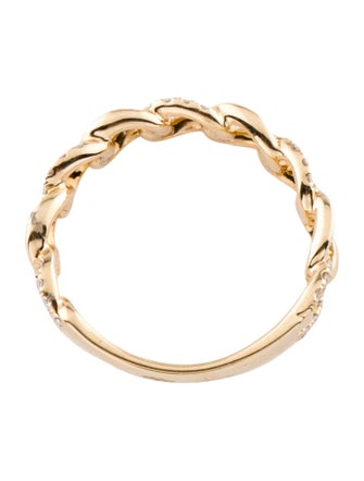 Ring 14K Diamond Link Ring