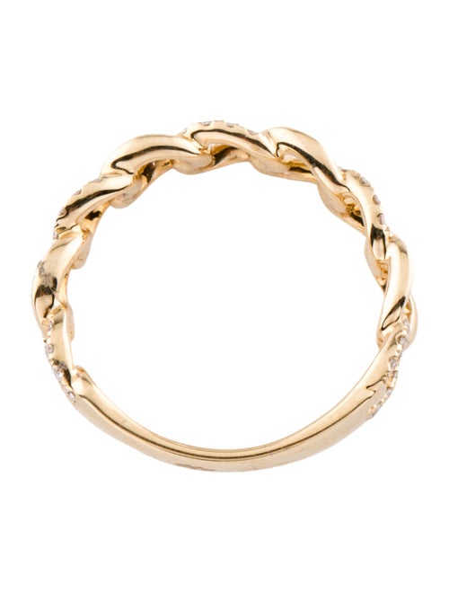 Ring 14K Diamond Link Ring