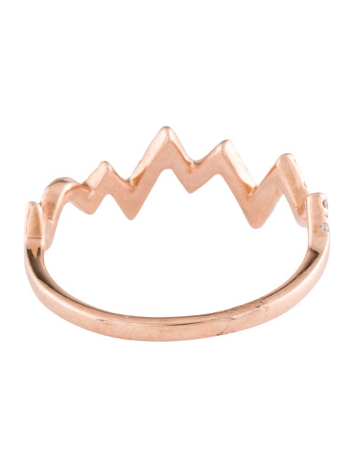 Ring 14K Diamond Heart Beat Ring