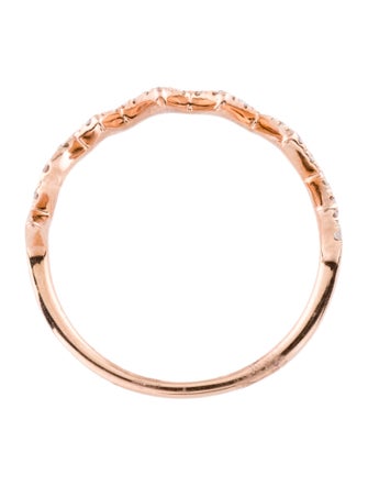 Ring 14K Diamond Heart Beat Ring