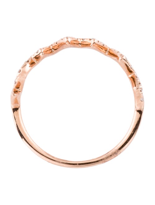 Ring 14K Diamond Heart Beat Ring