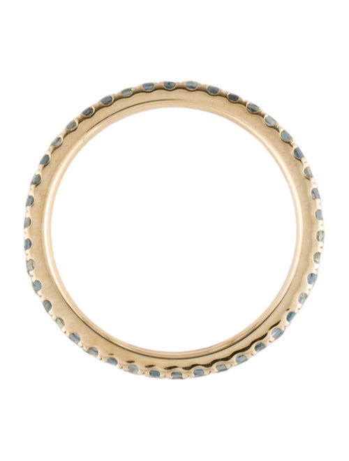 Ring 14K Aquamarine Eternity Band