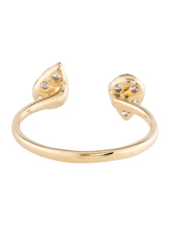 Ring 14K Diamond Open RIng