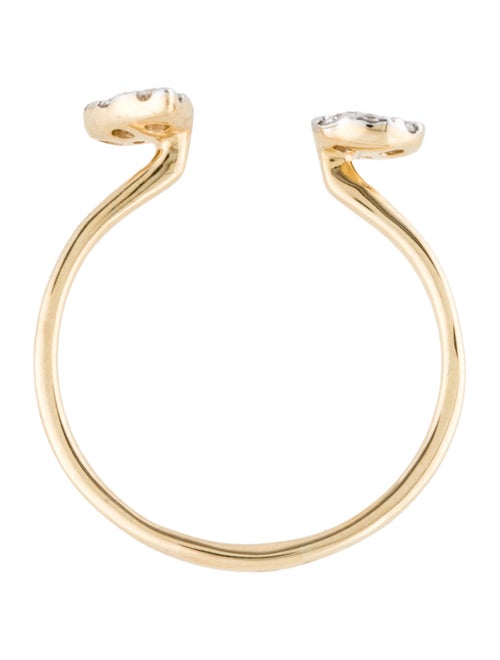 Ring 14K Diamond Open RIng