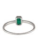 Ring 14K Emerald & Diamond Ring