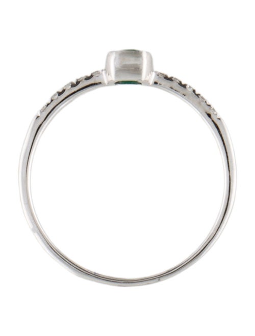 Ring 14K Emerald & Diamond Ring