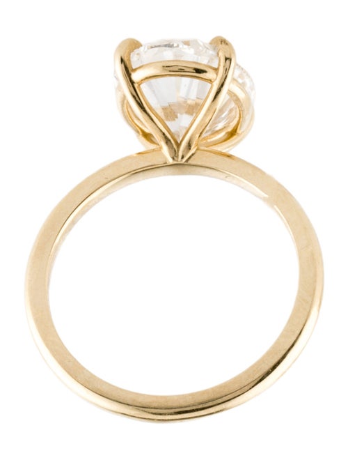 Ring 14K 4.35ct Lab-Grown Diamond Solitaire Engagement Ring