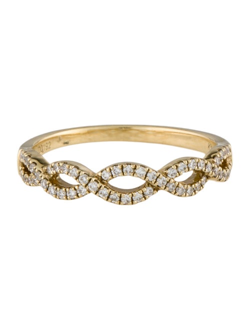 Ring 14K Diamond Twist Band