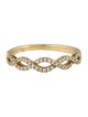Ring 14K Diamond Twist Band