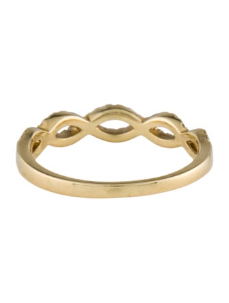 Ring 14K Diamond Twist Band