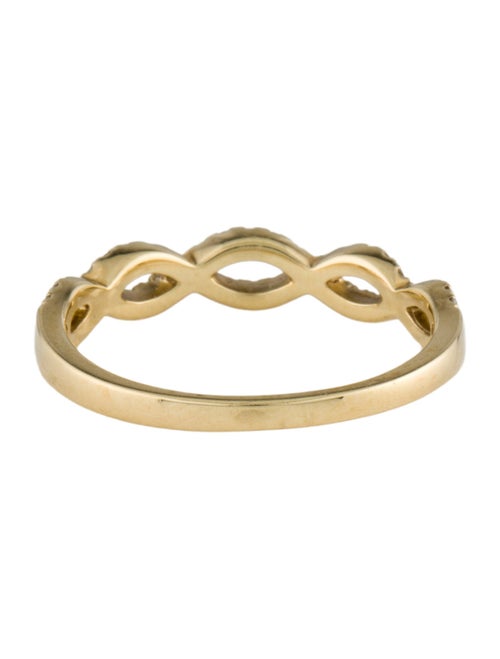 Ring 14K Diamond Twist Band