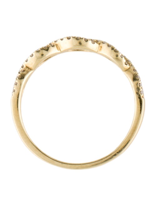 Ring 14K Diamond Twist Band