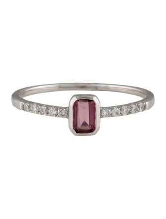 Ring 14K Tourmaline & Diamond Ring